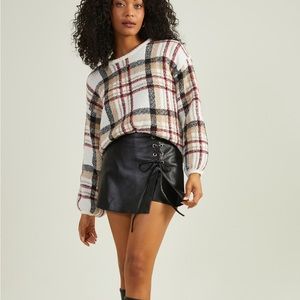 altard state vegan leather skort